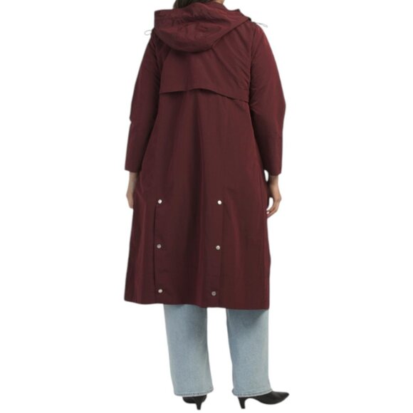 AVEC LES FILLES Plus Maxi Hooded Anorak Jacket - Picture 2 of 2